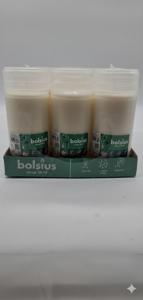 Wkłady do zniczy BOLSIUS 6 dni  ZGRZEWKA 15  SZT